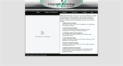 Desktop Screenshot of integratedtechnology.co.uk