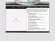 Tablet Screenshot of integratedtechnology.co.uk